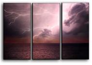 Картина модульная Небо над морем 84x56 см Hotel Arizona HD C-3-OCEAN WHETHER-22x33-PURPLE