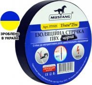Ізострічка Mustang чорна 15 мм х 25 м ПВХ ІТ1525Ч