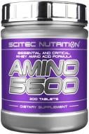 Амінокислотна суміш Scitec Nutrition Amino без смаку 5600 мг 200 капс. 50 порц.