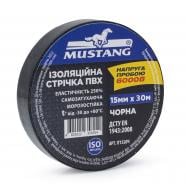 Ізострічка Mustang чорна 15 мм х 30 м ПВХ ІТ1530Ч