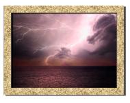 Картина Молнии 41x31 см Hotel Arizona HD P-1 GOLDEN FR-OCEAN WHETHER-12x1