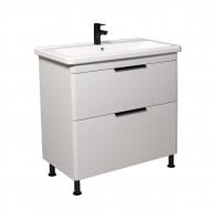 Тумба на ножках Мойдодыр Freya 80 с умывальником Creavit Ipek 80