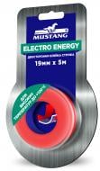 Двусторонняя клейкая лента Mustang Electro Energy Fix 19 мм х 5 м вспененный полиэтилен EL195