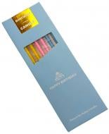 Набор свечей для торта Макарун 6 шт.(парафин, микс, ДН, 12 см, CN) 6 шт.