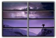 Картина модульная Горы и небо 254x178 см Hotel Arizona HD C-8 HUGE-WINTER CLOUDS-70x100-PU