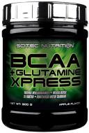 Аминокислоты Scitec Nutrition BCAA + Glutamine Xpress яблоко 300 г