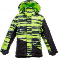 Куртка детская для мальчика HUPPA Alex 1 р.122 черный лайм 17800130-82647-122