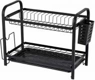Сушилка для посуды Flamberg Premium Vento 54,5х24,5х37 см черный (DS19354BK)