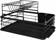 Сушилка для посуды Flamberg Premium Filo 43х32х27,5 см черный (DS18661BK)