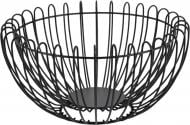 Корзинка для фруктов Flamberg Premium Filo 25,5x13 см черный (DS19124BK)