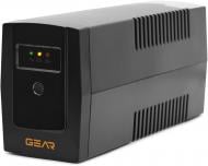 Джерело безперебійного живлення (ДБЖ) Gear 800VA LED plastic RJ45+USB GU-800PL