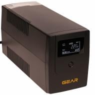 Джерело безперебійного живлення (ДБЖ) Gear 800VA LCD plastic RJ45+USB GU-800PLCD