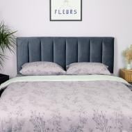 Комплект постельного белья MEADOW семейный фиолетово-бирюзовый Luna