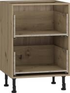 Тумба нижняя Грейд частичного открытия Q-25 Оптимум 600x870x522 мм дуб артизан