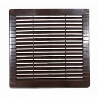 Решетка вентиляционная AirRoxy пластиковая накладная 350x350 brown пластик коричневый