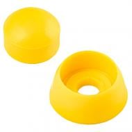 Заглушка двухсоставная круглая snapt 45048 желтая 100 шт. Ø30 мм внешняя