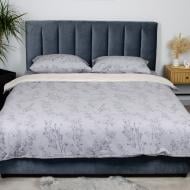 Комплект постельного белья MEADOW поплин семейный серый Luna