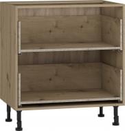 Тумба нижняя Грейд частичного открытия Q-25 Оптимум 800x870x522 мм дуб артизан