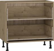 Тумба нижняя Грейд частичного открытия Q-25 Оптимум 900x870x522 мм дуб артизан