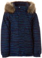 Куртка для мальчика HUPPA MARINEL р.122 темно-синий с принтом 17200030-12586-122 