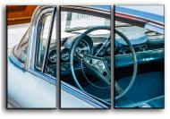Картина модульная Ретро приборная панель 84x56 см Hotel Arizona HD C-3-STEER W-22x33-MULTICOLOR