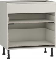 Тумба нижняя Грейд с 3-мя ящиками полного открытия V-6 Оптимум 800x870x522 мм фунго