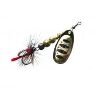 Блесна-вертушка Grows Culture BALL BEARING SPINNER 3.5#5 9 г silver/black green