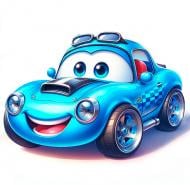 Набор со стразами GoToArt (наклейка) Молния 11x10 см 177413