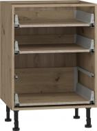 Тумба нижняя Грейд с 3-мя ящиками-тандембоксами/Оптимум 600x870x525 мм дуб артизан