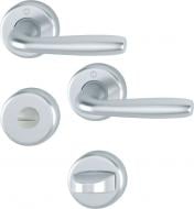 Ручка на розетке Hoppe maribor 3803159 алюминий f1 905.99.713 WC серебряный