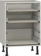 Тумба нижня Грейд з 3-ма ящиками тандембоксами/Оптимум 600x870x525 мм фунго