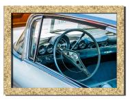 Картина Американское ретро авто 41x31 см Hotel Arizona HD P-1 GOLDEN FR-STEER W-12x16-MULT