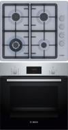 Комплект вбудовуваної техніки Bosch (духова шафа HBF512BS1T + варильна поверхня PBH6C5K90R)