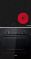 Комплект встраиваемой техники Bosch (духовой шкаф HBF512BB1T + варочная поверхность PKE611BA2E)