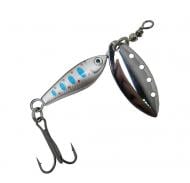 Блесна-вертушка Grows Culture SILVER CREEK Amago 16 г серебро/серебро