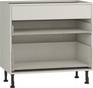 Тумба нижняя Грейд с 3-мя ящиками частичного открытия Q-25 Оптимум 900x870x522 мм фунго