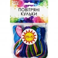 Шарики латексные Party Хата пастель 18 см разноцветный 30 шт.