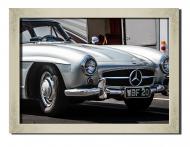 Картина MERCEDES-BENZ 300SL 41x31 см Hotel Arizona HD 1 SILVER FR-3203343891-CAR-12x16