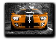 Картина спортивное авто Ford-GT 41x28 см Hotel Arizona HD C-1-SPORT CAR-11x16-GOLD