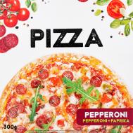 Пицца замороженная VICI Pepperoni+Paprika Pepperoni 300 г в картонной упаковке