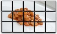 Картина модульная Фасоль 127x77 см Hotel Arizona HD C-15-BEANS-30x50-BROWN