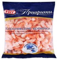 Креветки VICI Королевские очищенные с хвостиком 41/50 1 кг 4770190050333