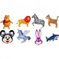 Шарик фольгированный Party Хата мини-фигура на палочке в ассортименте 1 шт.