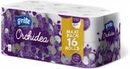 Туалетная бумага GRITE Orchidea трехслойная 16 шт. Туалетная бумага GRITE Orchidea трехслойная 16 шт.