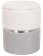 Скриня-пуф для зберігання Bernard M 440х360 мм біло-сірий (VWF19A060LI-1-3C)