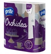 Паперові рушники GRITE Orchidea тришаровий 2 шт.