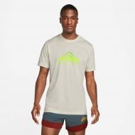 Футболка Nike DF TEE DB TRAIL DM5412-104 р.XL бежевый