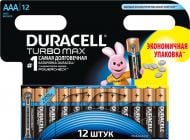 Батарейка Duracell Turbo Max MX2400 AAA (R03, 286) 12 шт. (81528442)