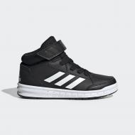 Кроссовки Adidas AltaSport Mid K G27113 р.31 черные