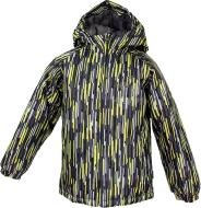 Куртка детская для мальчика HUPPA Classy р.104 лайм с принтом 17710030-547-104